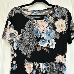 Ankle/calf length dress by Egs.